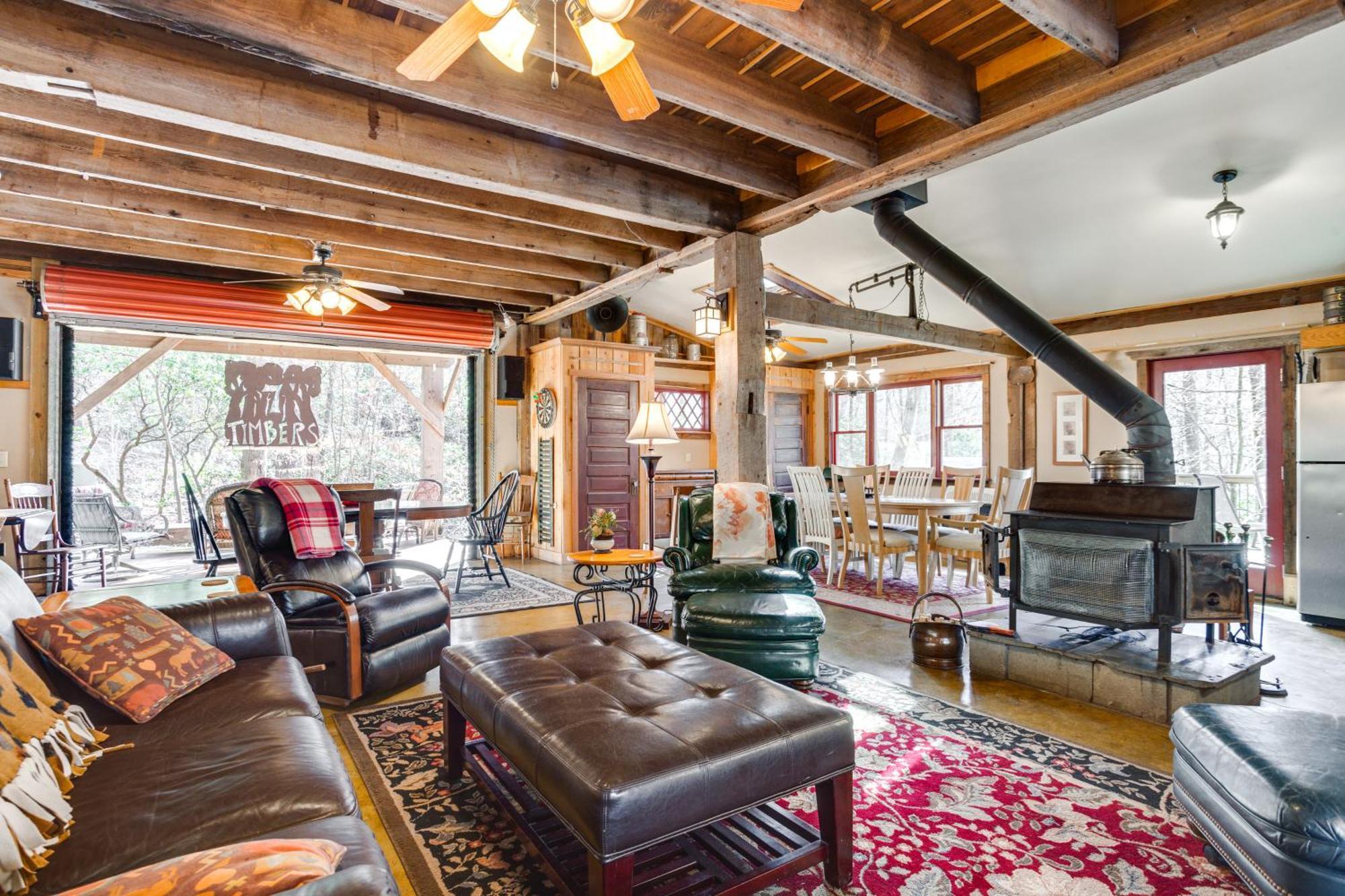 Jasper 7 Timbers Cabin On 10 Acres With A Creek! Bagian luar foto