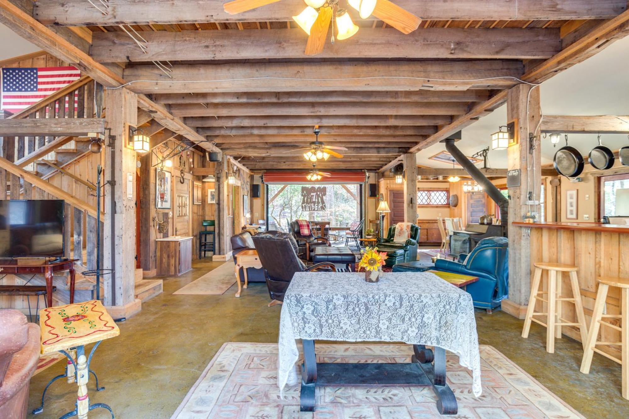 Jasper 7 Timbers Cabin On 10 Acres With A Creek! Bagian luar foto