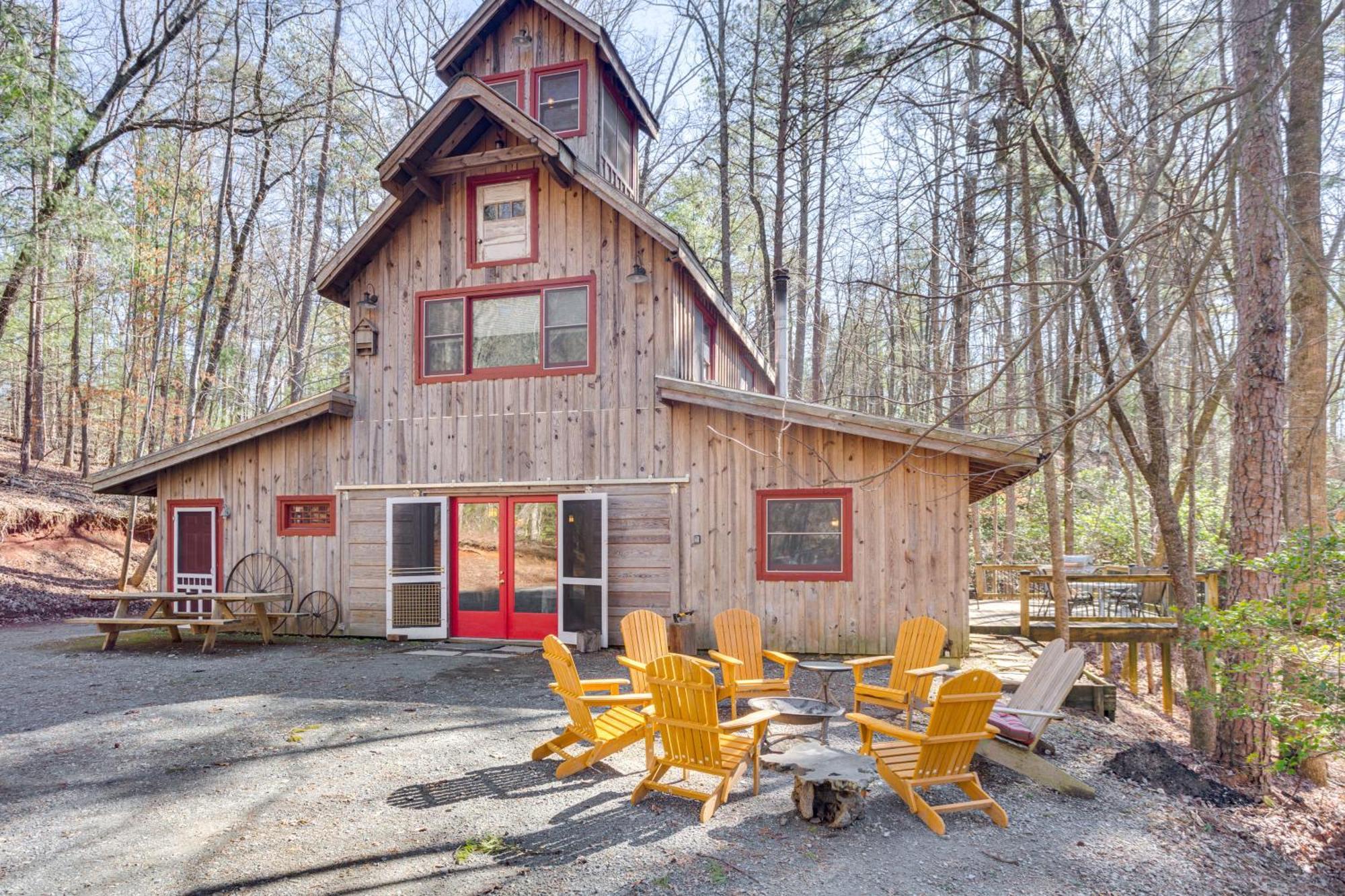 Jasper 7 Timbers Cabin On 10 Acres With A Creek! Bagian luar foto