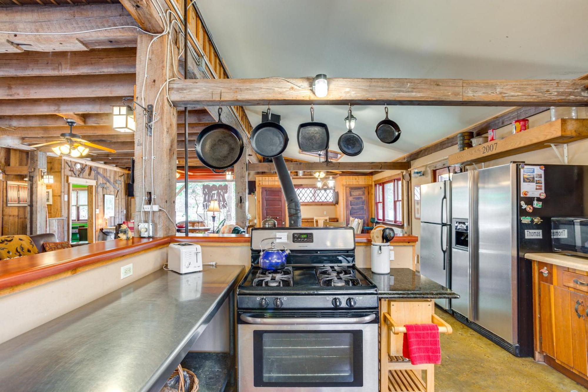 Jasper 7 Timbers Cabin On 10 Acres With A Creek! Bagian luar foto
